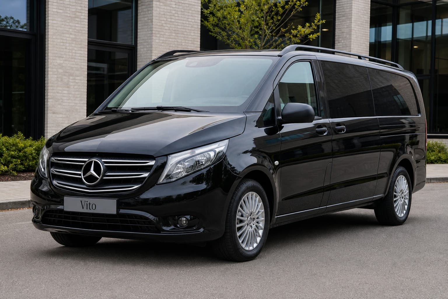 Schwarzer Mercedes-Benz Vito VIP